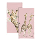 Wrendale Designs Pocket Tissues - 'Flowers' Giraffe