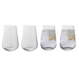 Dartington Cheers Optic Tall Tumbler - Set Of 4