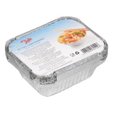 Tala 15cm x 12cm Foil Baking Containers with Lid -Pack of 10