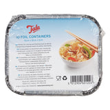 Tala 15cm x 12cm Foil Baking Containers with Lid -Pack of 10