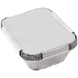 Tala 15cm x 12cm Foil Baking Containers with Lid -Pack of 10