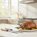 Taylor's Eye Witness Brooklyn 2-Piece Carving Set - Walnut Effect