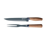 Taylor's Eye Witness Brooklyn 2-Piece Carving Set - Walnut Effect