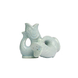 The Original Gluggle Jug Factory Salt & Pepper Shakers - Eau-De-Nil