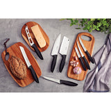Tramontina 8-Piece Kitchen Knife Set - Black
