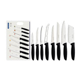 Tramontina 8-Piece Kitchen Knife Set - Black
