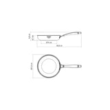 Tramontina Grano 3-Ply Stainless Steel 20cm Frying Pan