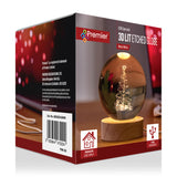 Premier Lit 10cm USB 3D Etched Globe - Christmas Tree