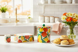 Emma Bridgewater Small Square Tin - Oranges And Lemons