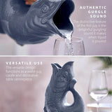 Wade Fish Earthenware 0.6 Litre Gluggle Jug - French Grey