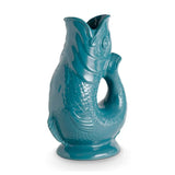 Wade Fish Earthenware 0.6 Litre Gluggle Jug - Agave