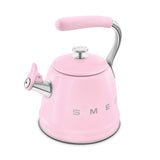 Smeg 50's Retro Style WKF01 Whistling Stove Top Kettle - Pink