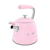 Smeg 50's Retro Style WKF01 Whistling Stove Top Kettle - Pink