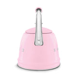 Smeg 50's Retro Style WKF01 Whistling Stove Top Kettle - Pink