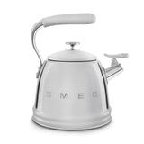 Smeg 50's Retro Style WKF01 Whistling Stove Top Kettle - Chrome
