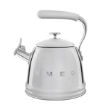 Smeg 50's Retro Style WKF01 Whistling Stove Top Kettle - Chrome
