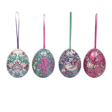 Elite Tins Arts & Crafts Mini Hanging Egg Shaped Tin - Assorted