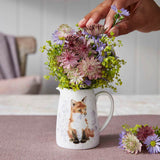 Wrendale Designs by Hannah Dale Fine China Posy Jug - Contemplation - Fox