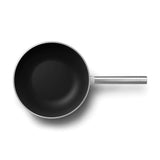 Smeg Cookware 30cm Non-Stick Ceramic Coated Wok - Matte Emerald Green