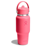Hydro Flask 946ml Wide Mouth Travel Bottle With Flex Straw Cap - Popstar Pink