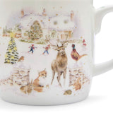 Wrendale Designs by Hannah Dale 2026 Limited Edition Christmas 400ml Mug - Snow Place Like Home