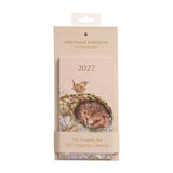 Wrendale Designs by Hannah Dale 2027 Magnetic Slim Memo Calendar - The Country Set