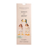 Wrendale Designs by Hannah Dale 2027 Slim Calendar - Yours & Mine - Couples