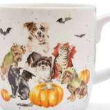 Wrendale Designs by Hannah Dale Bone China 400ml Large Mug - Halloween Party