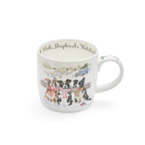 Wrendale Designs by Hannah Dale Christmas 310ml Mug - While Shepherds Watched - Dogs