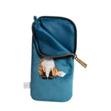 Wrendale Designs by Hannah Dale Embroidered Glasses Pouch - Daydreamer - Fox