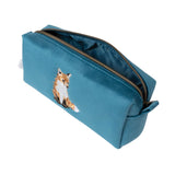 Wrendale Designs by Hannah Dale Embroidered Make Up Brush Bag - Daydreamer - Fox