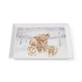 Wrendale Designs by Hannah Dale Fine China 23cm Square Plate - Highland Star