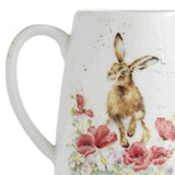 Wrendale Designs by Hannah Dale Fine China Posy Jug - Field of Flowers - Hare