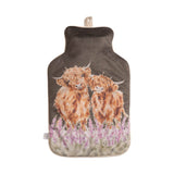 Wrendale Designs by Hannah Dale Hot Water Bottle - Gentle Giants - Highland Cow