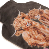 Wrendale Designs by Hannah Dale Hot Water Bottle - Gentle Giants - Highland Cow