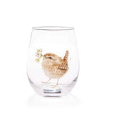 Wrendale Designs by Hannah Dale Set of 4 Animal Tumbler Glasses