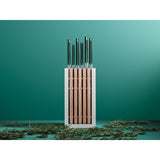 Wusthof Classic Designer 8-Piece White Knife Block Set - Rosemary