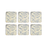 Morris & Co Willow Bough Set Of Six Coasters - Blue