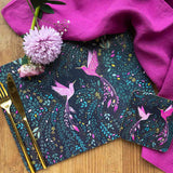 Sara Miller London India Set of 4 Placemats - Hummingbird