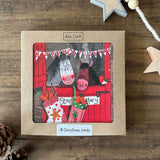 Alex Clark Pack Of 8 Christmas Cards - Christmas Stable