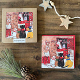 Alex Clark Pack Of 8 Christmas Cards - Glad Tidings