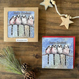 Alex Clark Pack Of 8 Christmas Cards - Long Tailed Tits