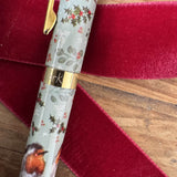 Alex Clark Christmas Ballpoint Pen - Robins