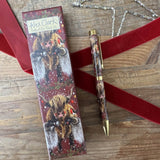 Alex Clark Christmas Ballpoint Pen - Sheep & Highland Cow
