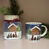 Alex Clark Christmas Coaster - Gingerbread House