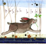 Alex Clark Little Sparkle Christmas Card - Fa La La La La