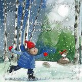 Alex Clark Little Starlight Christmas Card - Special Little Boy