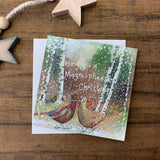 Alex Clark Little Starlight Christmas Card - Christmas Pheasants