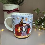 Alex Clark Christmas 400ml China Mug - Crazy Cat Lady
