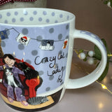 Alex Clark Christmas 400ml China Mug - Crazy Cat Lady